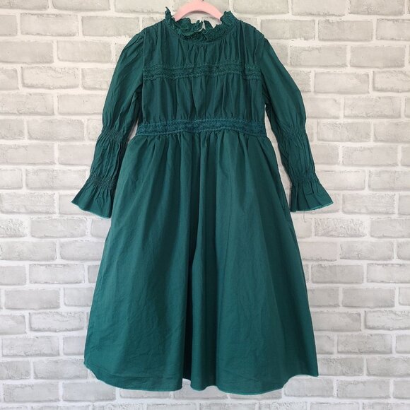 Trish Scully Hattie Emerald Green Long Dress sz 8 Spring Easter Party Victorian - Picture 10 of 10